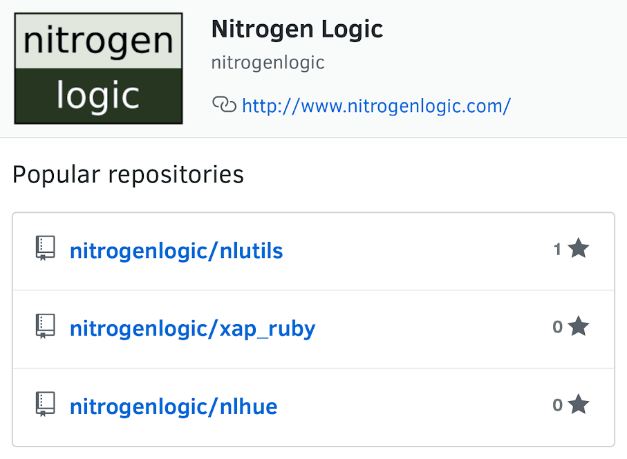 Nitrogen Logic on GitHub